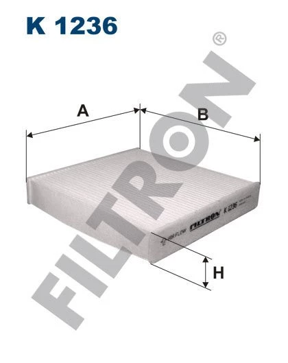 (FILTRONK1236)POLEN FİLTRESİ HONDA JAZZ 1.2-1.4 02=> SEDICI 06=> SWIFT III 06=> SWIFT IV 10=>