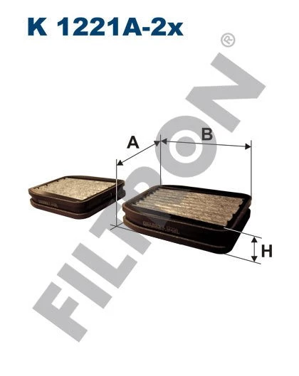 (FILTRONK1221A-2x)KABİN FİLTRESİ MERCEDES E-KLASSE (W/S211) E 270 CDI 177HP 03/02-06/05