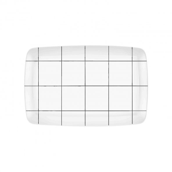 The Mia DLY008 Daily Tunes Dikdörtgen Servis 34x25 - 2