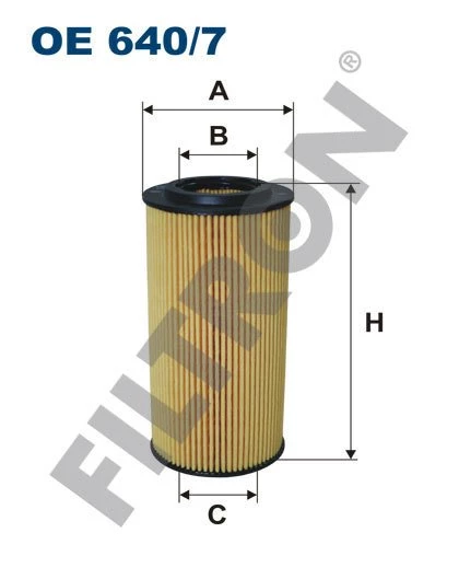(FILTRONOE640/7)YAĞ FİLTRESİ MERCEDES C30-E320-E280-S320