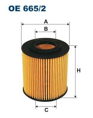 (FILTRONOE665/2)YAĞ FİLTRESİ MAZDA 3 (BK)-6 (GG-GY)-6 (GH)-CX-7-MPV