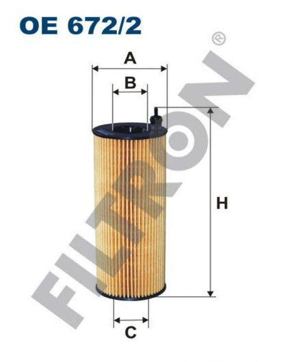 (FILTRONOE672/2)YAĞ FİLTRESİ BMW E90 3.20D-E87 1.20D-E60 5.20D