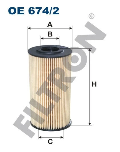 (FILTRONOE674/2)YAĞ FİLTRESİ ACCENT ERA-GETZ 05=> İ10-İ30 1.5CRDİ-KIA CERATO-CEE'D-PICANTO 1.5CRDİ