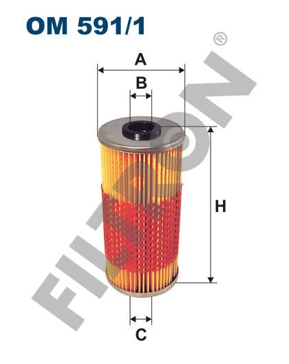 (FILTRONOM591/1)YAĞ FİLTRESİ MERCEDES SL (R129) SL 500 320HP 08/93-06/98