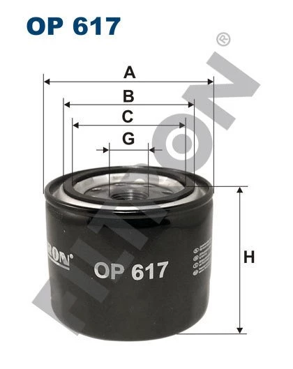 (FILTRONOP617)YAĞ FİLTRESİ ACCENT 1.3-1.5-1.6 (94-05) ERA 1.4 GL-1.6GLS-ELANTRA 1.6-1.8-2.0-GETZ 1.3-1.4-1.6-İ20