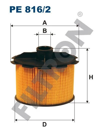 (FILTRONPE816/2)YAKIT FİLTRESİ PARTNER-P206-P306 BERLINGO-JUMPY- XSARA-SCUDO-COROLLA (00-02) 1.9D (98-) (DW8)