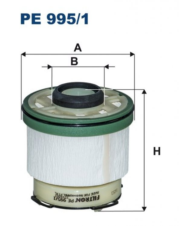 (FILTRONPE995/1)YAKIT FİLTRESİ RANGER 2.2TDCI 11=>