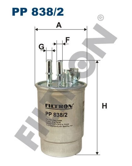 (FILTRONPP838/2)YAKIT FİLTRESİ CONNET 75HP-FIESTA 1.8 DI (00-03) FOCUS 1.8 DI-TDDI (98-04) 75 HP