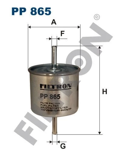 (FILTRONPP865)YAKIT FİLTRESİ ESCORT V-VI-VII-FIESTA III-IV-MONDEO I-II-TRANSİT 95=>