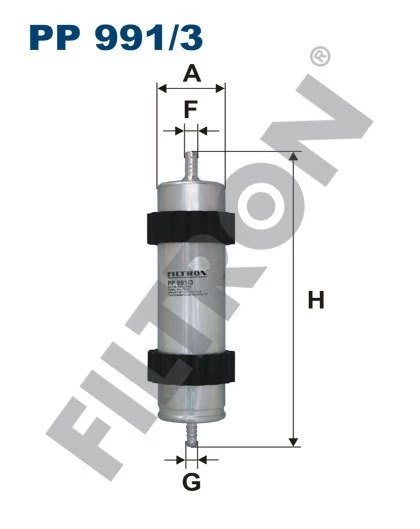 (FILTRONPP991/3)YAKIT FİLTRESİ AUDI A7 (4GA/GF) 3.0 TDI 245HP 10/10-