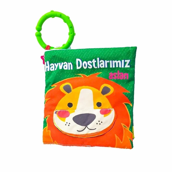 URT003-14 Babycim Kumaş Kitap Hayvanlar - Birlik Toys