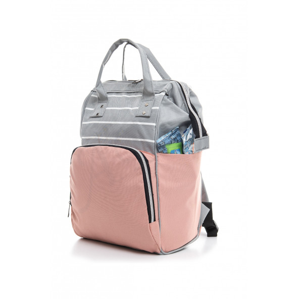 Anne Bebek Bakım Çantası Pembe Kız Bebek Hastane Çıkışı Bebek Doğum Çantası - 2