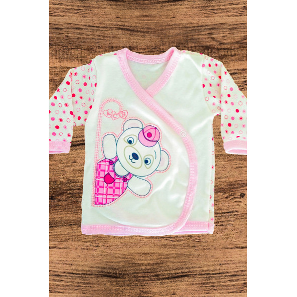 Hastane Çıkışı Kız Bebek Kıyafeti Yeni Doğan Bebek Hediyesi 5 Parça Bebek Tulum Elbise Giyim Set - 3