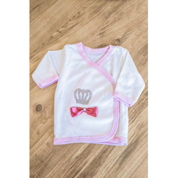 Bebek Giyim Hastane Çıkışı Kıyafetleri Doğum Hediyesi Yeni Doğan Bebek Tulum Elbise Zıbın Seti - 3