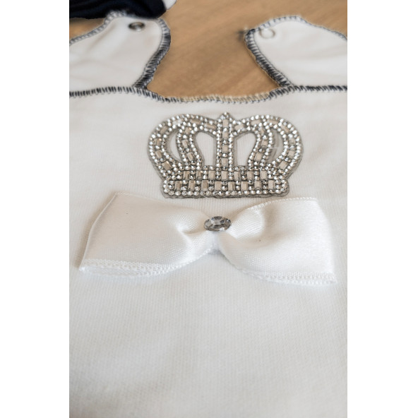 Yeni Doğmuş Bebek Kıyafeti Hastane Çıkışı Bebek Takımı Bebek Tulum Zıbın 5 Li Çocuk Giyim Seti - 4