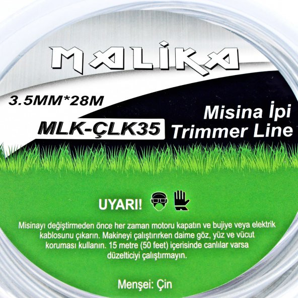 ÇELİK MİSİNA / TIRPAN / 3.5 mm / 28 Metre /  MALİKA / - 6