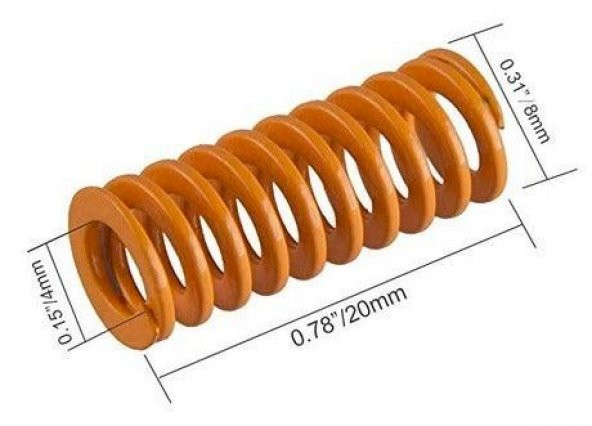 Ender 3 Pro Bahar Bazlı Damper Ayağı Plastik Aparat - 5