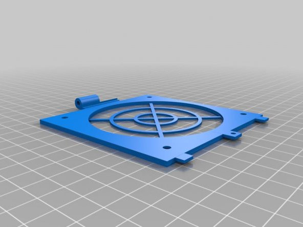 Menteşeli Kapak (80Mm Fan) Plastik Aparat