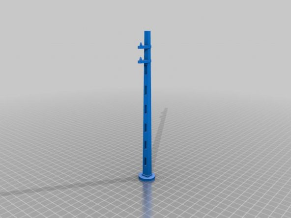 28Mm Wargaming Beton Döküm Teleskop Direği Tek Kol Plastik Aparat