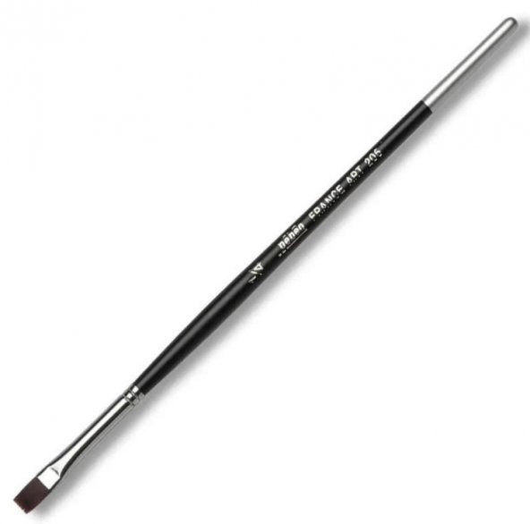 Pebeo Düz Kesik Sentetik Fırça  Seri 205 No: 1/4 ürün görseli 1