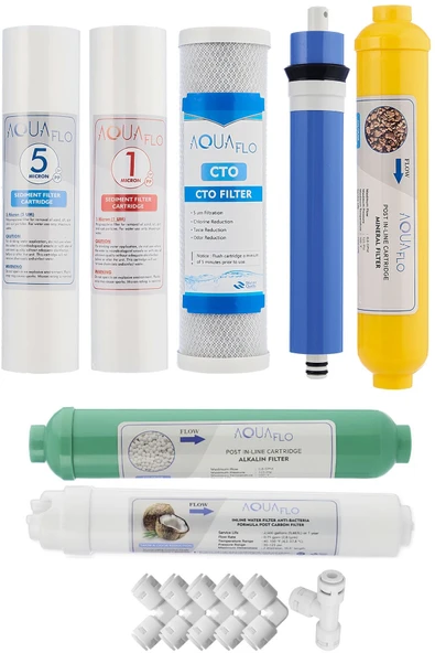 Açık Kasa Su Arıtma Cihazı 7li Filtresi Set