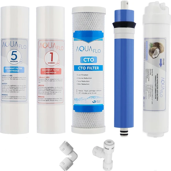 Açık Kasa Su Arıtma Cihazı 5li Filtresi Set