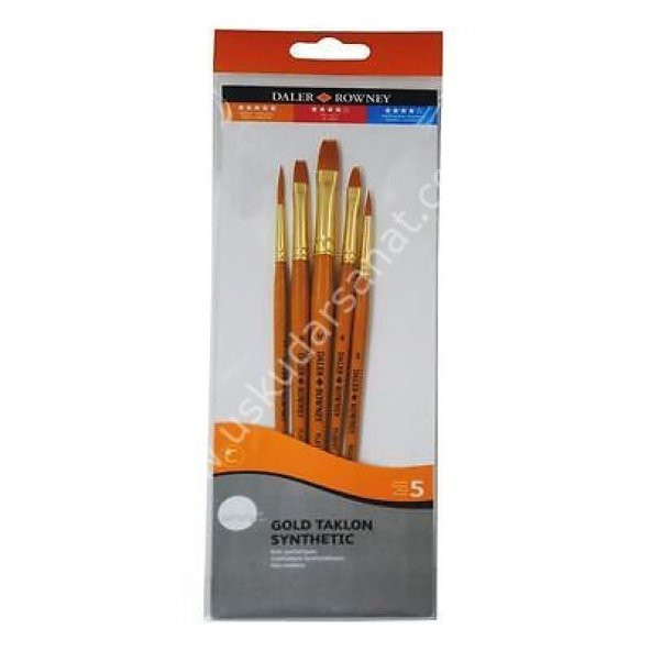 D.Rowney Simply Sentetik Fırça Seti 5 li ürün görseli 1