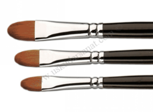 Cadence CA1088 Kedidili Kısa Saplı sentetik kıl fırça 6