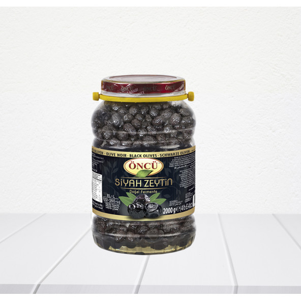 Öncü 2 kg Siyah Yağlı Zeytin XL-L(201-260) 1 adet