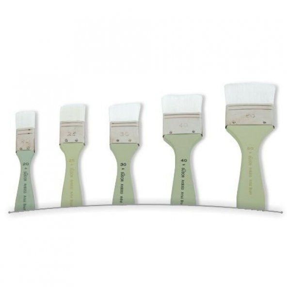 8053 Fırça Zemin Beyaz Sentetik 8053/ No:25 - Resim 2