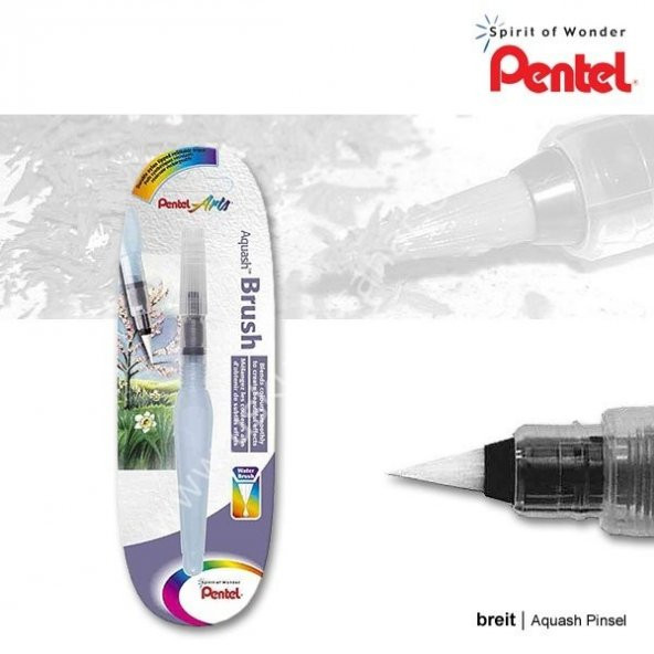 Pentel Aquash Sulu Fırça Broad Tip ürün görseli 1