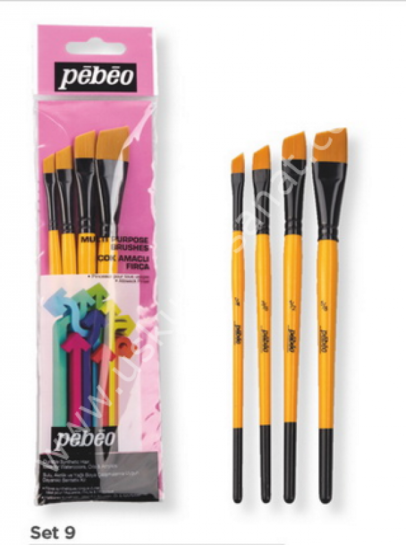 Pebeo Fırça Seti Çok Amaçlı Set 9 ürün görseli 1