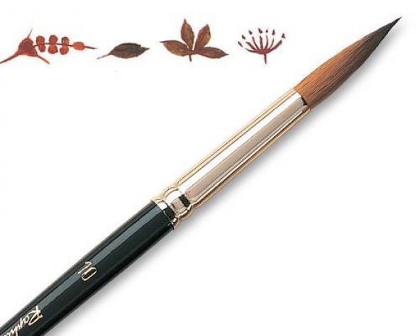Raphael 8402 Seri Yuvarlak Uçlu Samur Fırça no:2/0 (00)