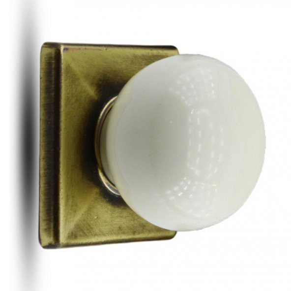 Mobilya Çekmece Dolap Kapak Kulpu Kulbu Krem Antik Sarı Porselen Kulp ürün görseli