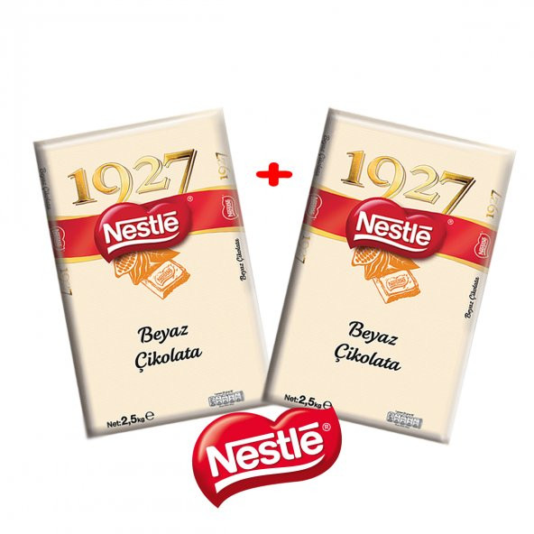 Nestle Professional Beyaz Kuvertür 2.5 Kg. 2li