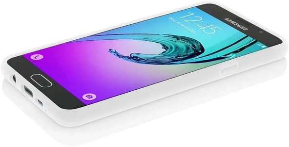 Incıpıo Samsung Galaxy A510F Galaxy A5 (2016)  Kılıf Mat Silikon - Beyaz (OUTLET) - Resim 4