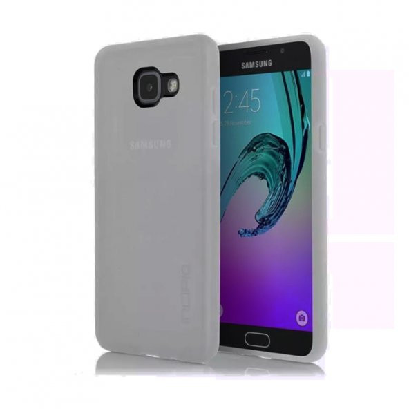 Incıpıo Samsung Galaxy A510F Galaxy A5 (2016)  Kılıf Mat Silikon - Beyaz