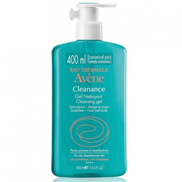 Avene Cleanance Yüz ve Vücut Temizleme Jeli 400 ml