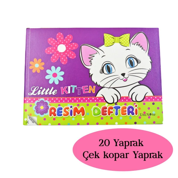 Çınar Uninote Resim Defteri Dikişli Küçük Boy A5 20 Yaprak 12 Adet - 2