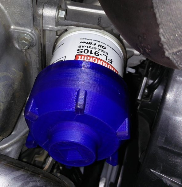 Yağ Filtresi Temizleme Adaptörü (Mk3 Ford Focus) Plastik Aparat - 1