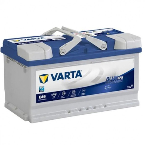 Varta Blue Dynamic EFB E46 Start-Stop 12 V 75 Ah 730 CCA Akü