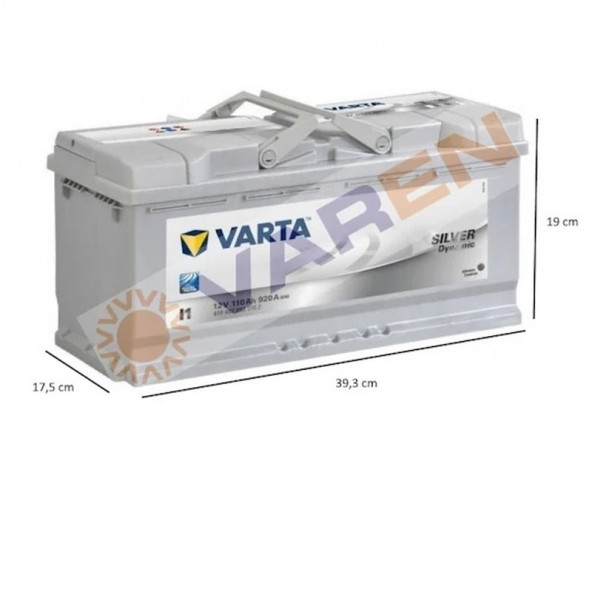 Varta Silver Dynamic I1 12 V 110 Ah 920Cca Akü - 2