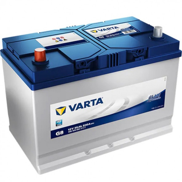Varta Blue Dynamic G8 12 V 95 Ah 830A (En) Ters Kutup Akü