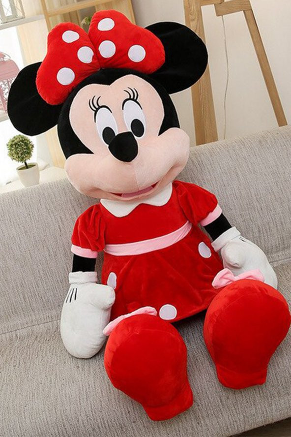 Minnie Mouse Kırmızı Peluş Oyuncak 40 cm