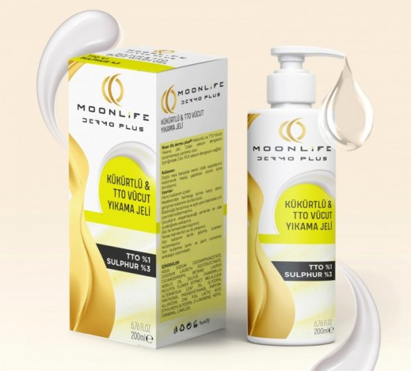 Moonlife TTO Kükürtlü Sülfür Şampuan Lipozomal (KAŞINTI VE UYUZ)200 ml