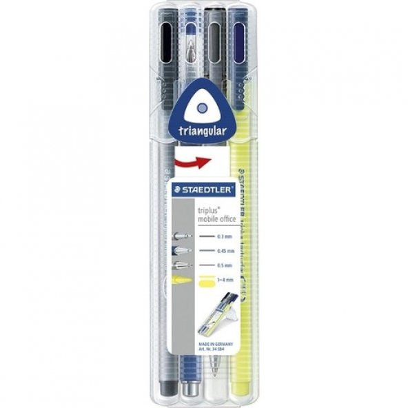 STAEDTLER TUK+VERSA+FINELINER+FOSFORLU SET(34SB4) ürün görseli 1