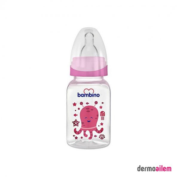 Bambino Klasik Pp Biberon 150 Ml Pembe Ahtapot B018 0-6 Ay