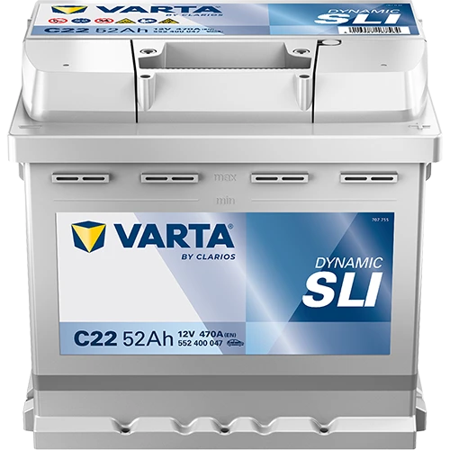 Varta Blue Dynamic C22 12 V 52 Ah 470 A(En) Akü ürün görseli 1