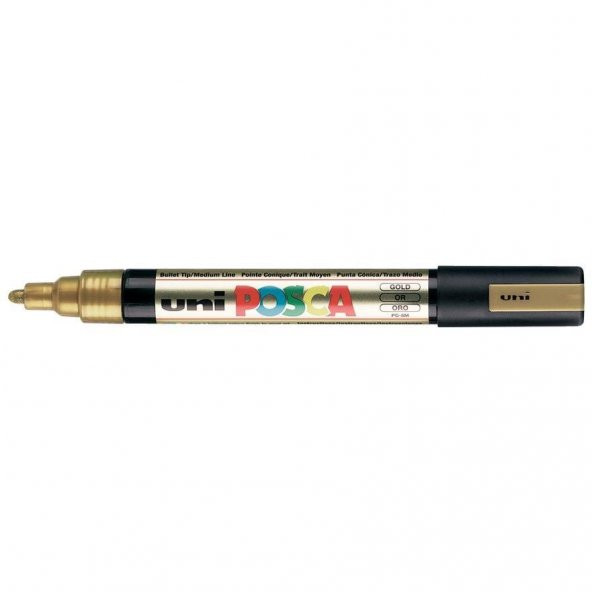UNI POSCA SU BAZLI MARKOR ALTIN 1 LI (PC-1MR) - 2
