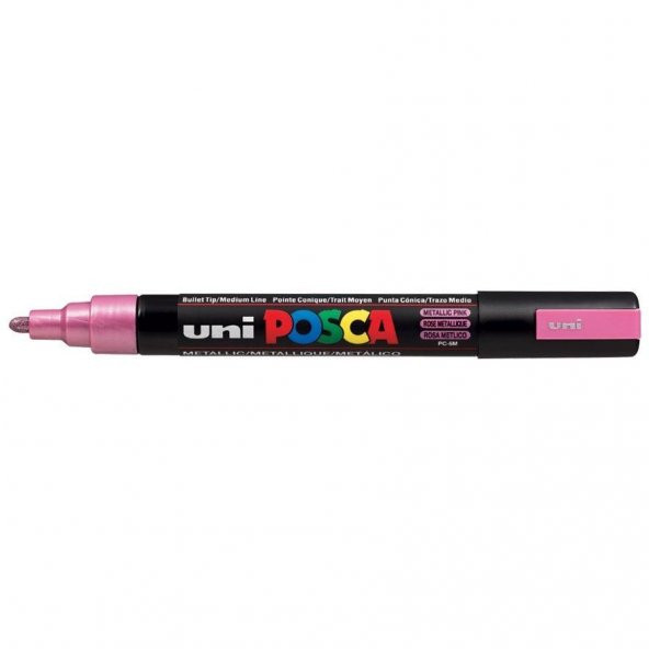 UNI POSCA SU BAZLI MARKOR PEMBE 1 LI (PC-1MR) - 3